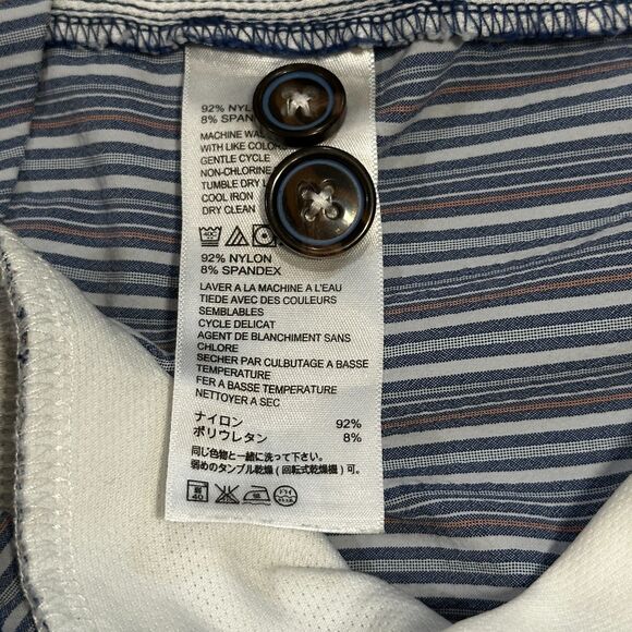 Tommy Bahama Shorts Mens Blue Striped Seersucker Stretch Casual size 36 (W38) - Picture 7 of 11